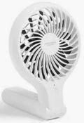 RRP £100 Lot To Contain 6 Boxed And Unboxed Assorted John Lewis Handheld And Desk Fans