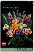 RRP £105 Lot To Contain 3 Boxed Lego Botanical Collection Flower Bouquet Sets