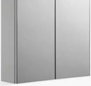 RRP £90 Boxed John Lewis Metal Double Cabinet