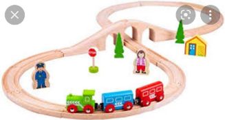 RRP £130 Lot To Contain 2 Boxed John Lewis Wooden Train Sets