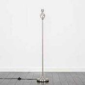 RRP £105 Lot To Contain X2 Items, Axelrod 129Cm Traditional Floor Lamp Base, Orien 50Cm Wall Clock