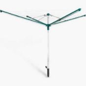 RRP £150 Boxed Leifheit Linomatic Deluxe 600 Outdoor Rotary Clothes Airer Washing Line