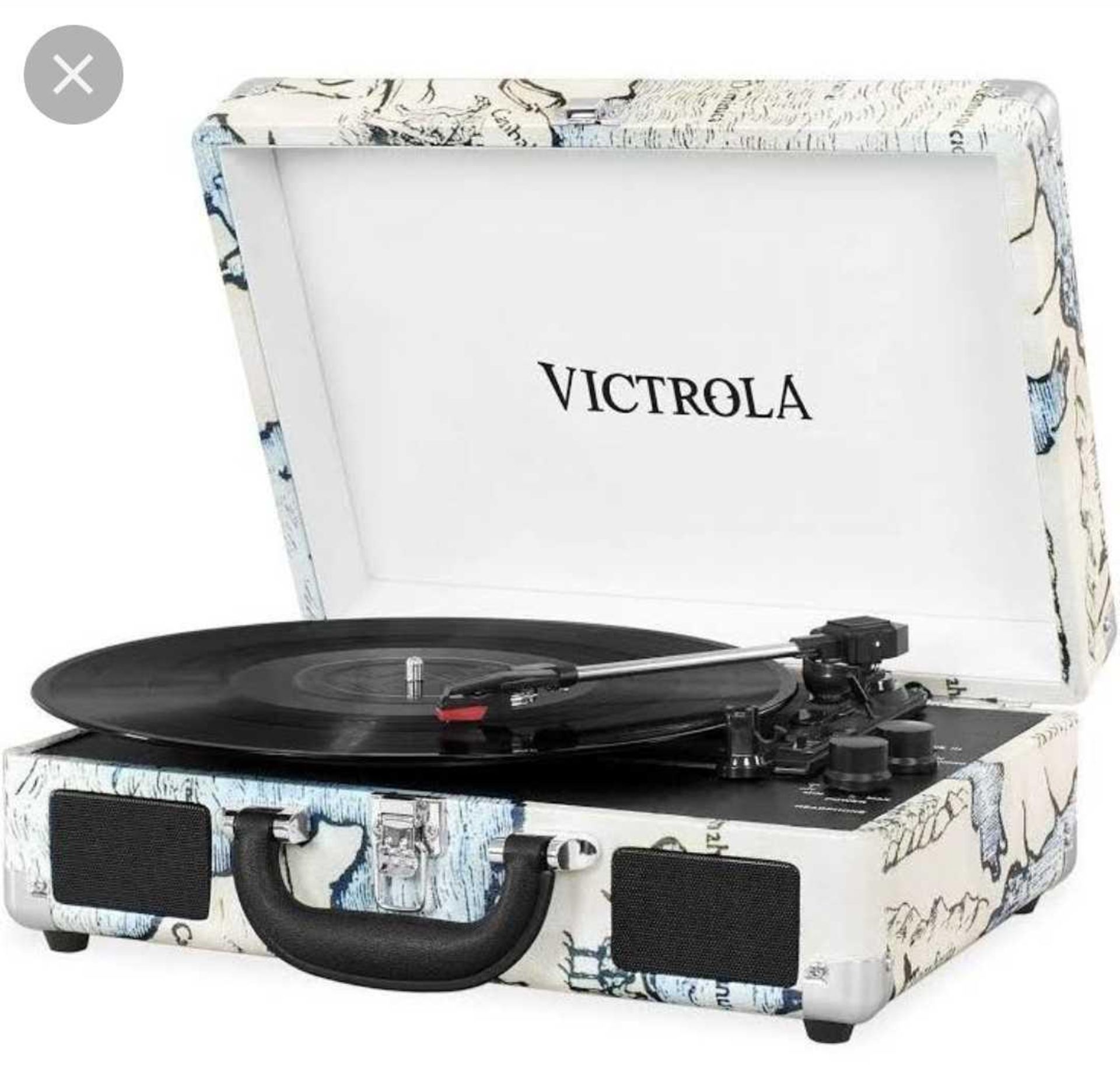RRP £120 Boxed Victrola 3 Speed Bluetooth Turntable
