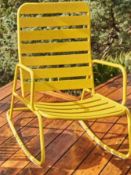 RRP £100 Boxed Adiraica Yellow Garden Chair