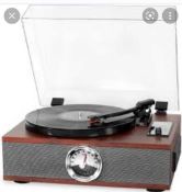 RRP £150 Boxed The Victrola 5In1 3 Speed Turntable