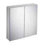 RRP £325 Boxed John Lewis Aerial Illuminated Double Bathroom Cabinet