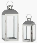 RRP £170 Lot To Contain 4 Boxed And Unboxed Assorted Items To Include John Lewis Glass Lantern Candl