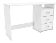 RRP £250 Boxed Demeyere 1 Nook 3 Drawer Desk