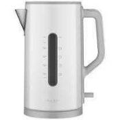RRP £130 Lot To Contain X3 Items, X2 John Lewis Kettles Silver And White John Lewis 2 Slice Toaster