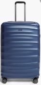 RRP £80 John Lewis Copenhagen 79Cm Large Suitcase Blue