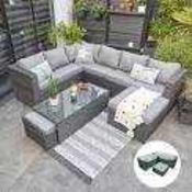 RRP £700 Boxed Vancouver Range Single Sofa And Stool(Part Lot)