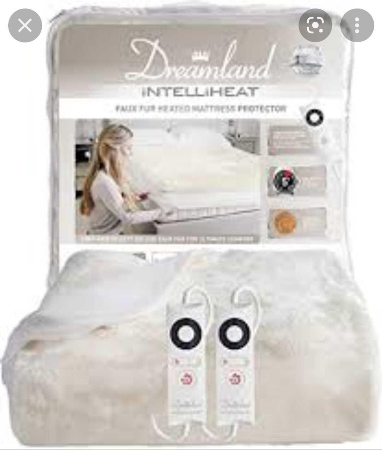 RRP £105 Bagged Dreamland Intelliheat Heated Mattress Protector