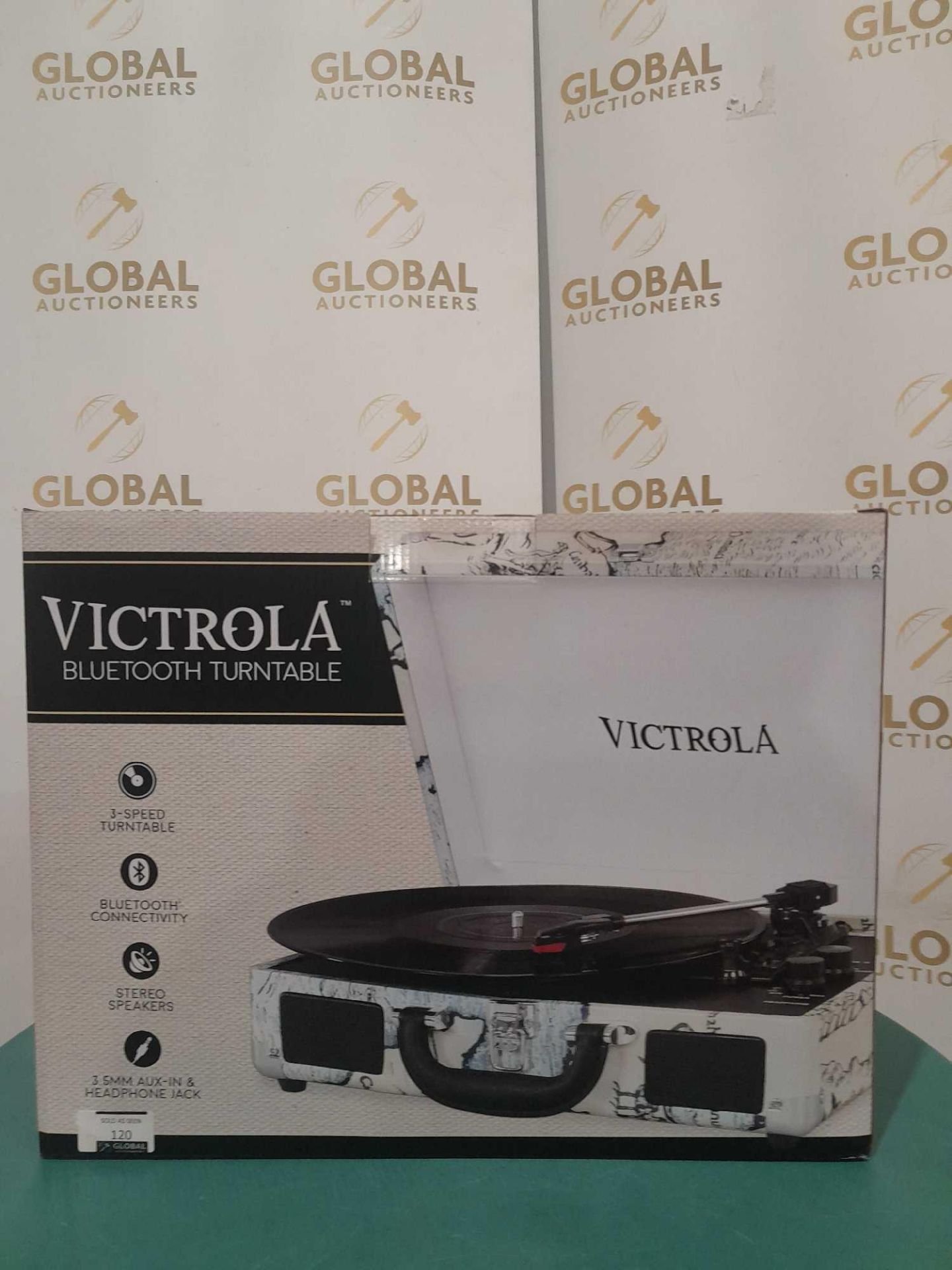 RRP £120 Boxed Victrola 3 Speed Bluetooth Turntable - Image 2 of 2