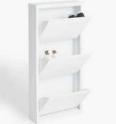 RRP £75 Boxed John Lewis 3 Tier Fold Out Shoe Rack