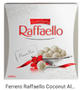 RRP £641 New And Sealed Lot To Contain (68 items)Ferrero Raffaello Coconut Almond Pralines, Large