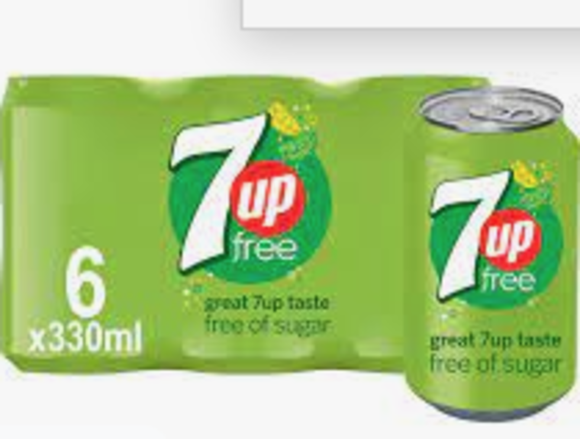 RRP £726 New And Sealed Lot To Contain (63 items), 7UP Free, 6 x 330ml,Amazon Brand - Happy Belly