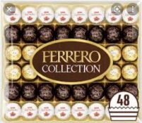 RRP £150 Lot To Contain 5 Boxed Ferrero Rocher 518G 48 Piece Chocolate Sets