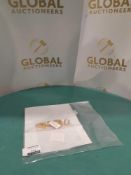 RRP £100 Bagged Gold Paola Earrings