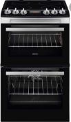 RRP £680 Packaged Zanussi Zcg43250Xa Electric/Gas Cooker