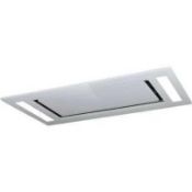 RRP £250 Boxed Designer Gloss Island Ceiling Cooker Extraction Hood