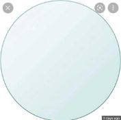 RRP £250 Boxed Glass Round Table Top