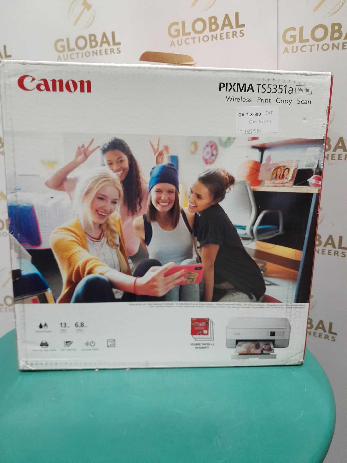 RRP £70 Boxed Canon Pixma Ts5151 White Printer - Image 2 of 2