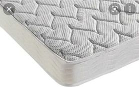 RRP £250 Boxed Dormeo Silver Memory Foam Mattress