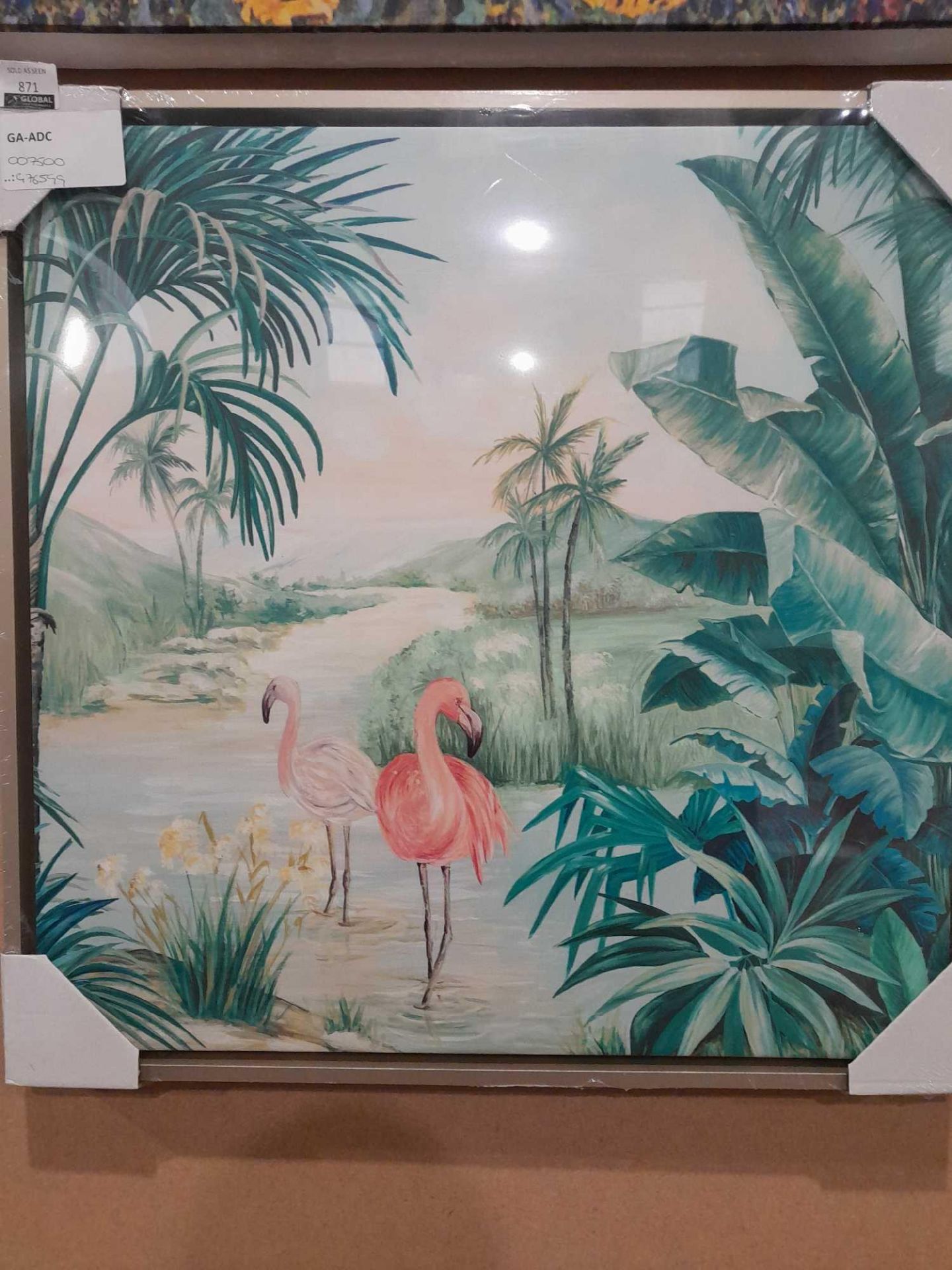 RRP £75 Flamingo Dream Eva Watts Framed Print (976599) (P) - Image 2 of 2