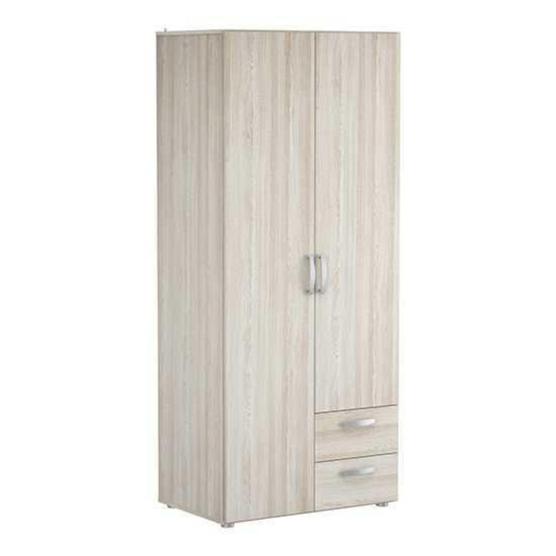RRP £300 Boxed Furniture In Fashion Lola 2 Door 2 Drawer Wardrobe