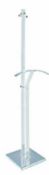 RRP £150 Boxed Haku MÃ¶Bel 88370 Coat Stand 46 X 35 X 181 Cm Chrome / White