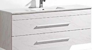 RRP £700 Boxed Niord 1200Mm Wall Hung Single Vanity Unit