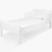 RRP £120 Boxed White Wooden Bed Headboard