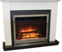 RRP £520 Boxed Antigua Electric Fire Suite