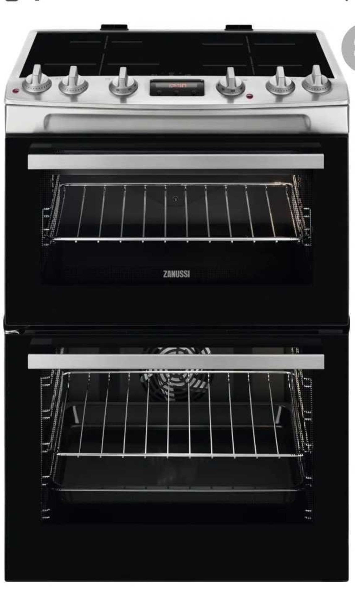 RRP £800 Packaged Zanussi Zci66280Xa Double Oven