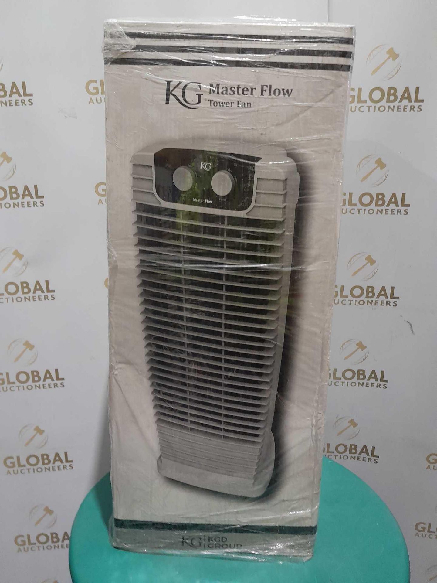 RRP £80 Boxed Kg Master Flow Tower Fan - Image 2 of 2
