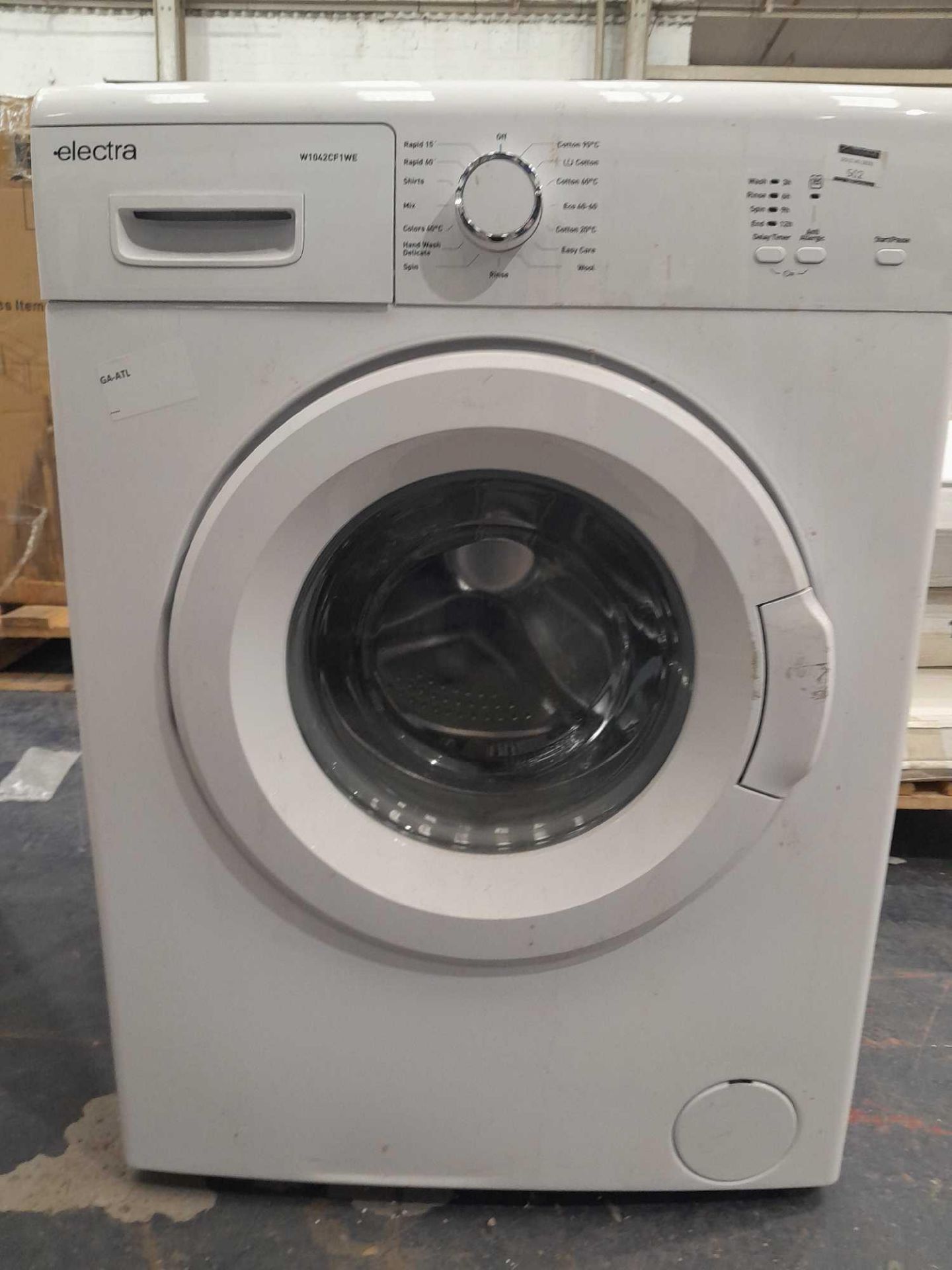 RRP £300 Electra W1042Cf1We Washing Machine In White - Image 2 of 2