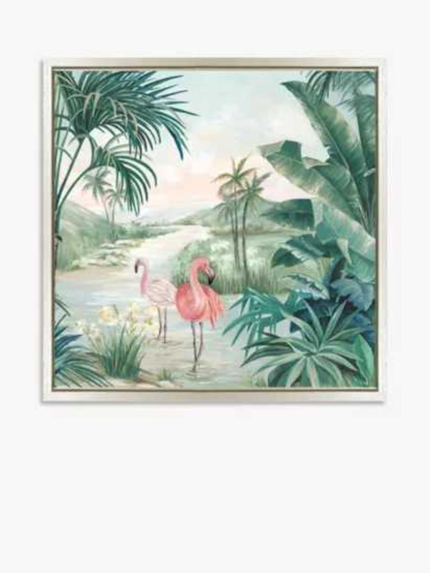 RRP £75 Flamingo Dream Eva Watts Framed Print (976599) (P)