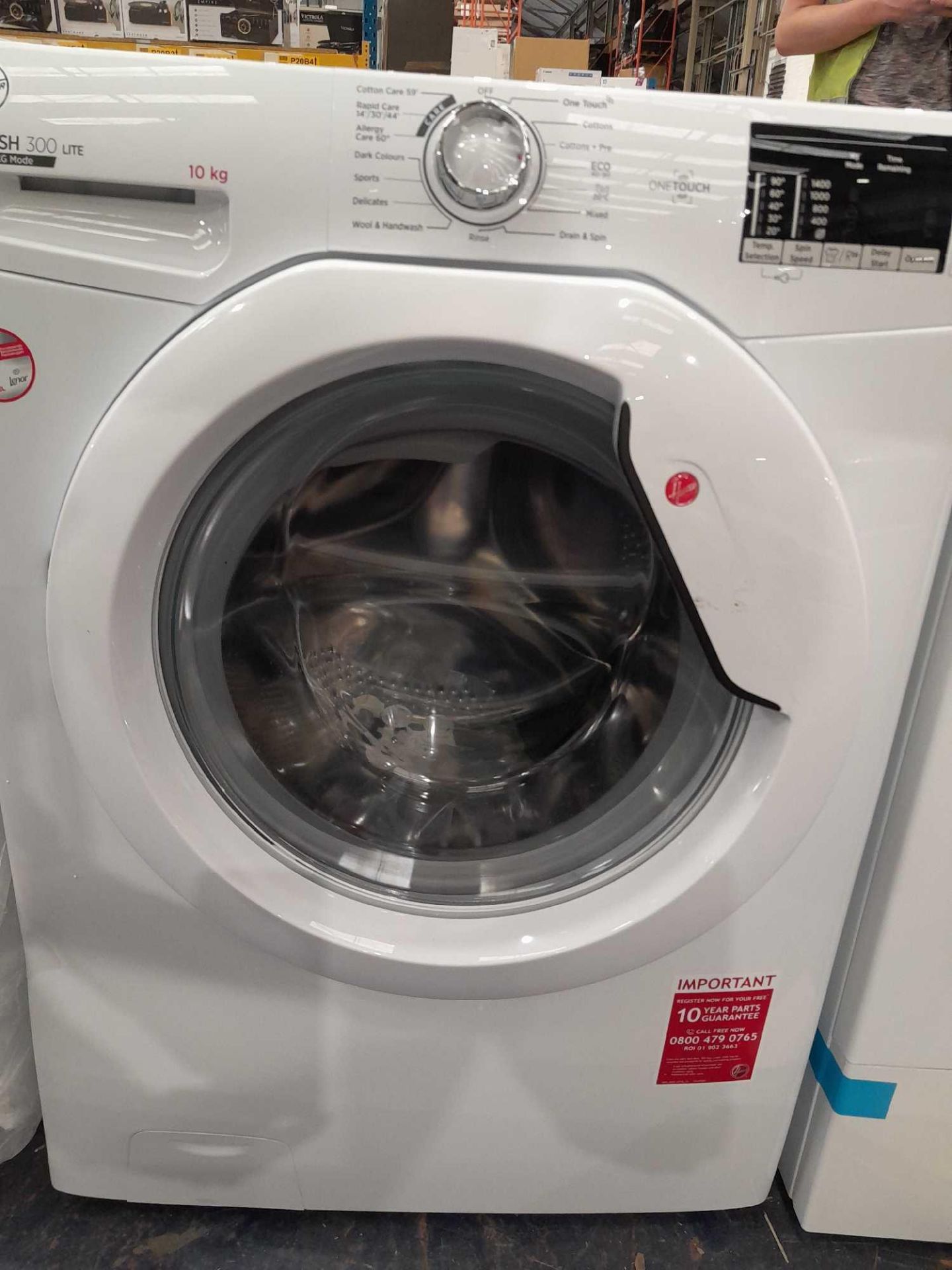 RRP £300 Hoover H3W4102De H Wash 300 Washing Machine - Image 2 of 2