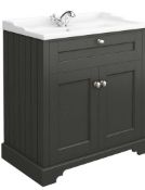 RRP £750 Boxed Hainsworth 800Mm Freestanding Single Vanity Unit