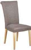 RRP £230 Boxed Set Of 2 Alice Black Dining Chairs