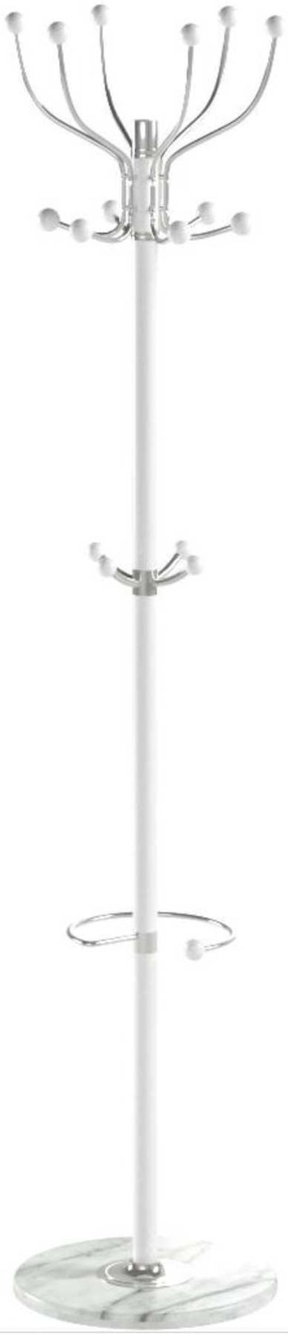 RRP £170 Boxed Haku-MÃ¶Bel Haku MÃ¶Bel 13560 Metal Coat & Hat Stand, Black, 36 X 72 "