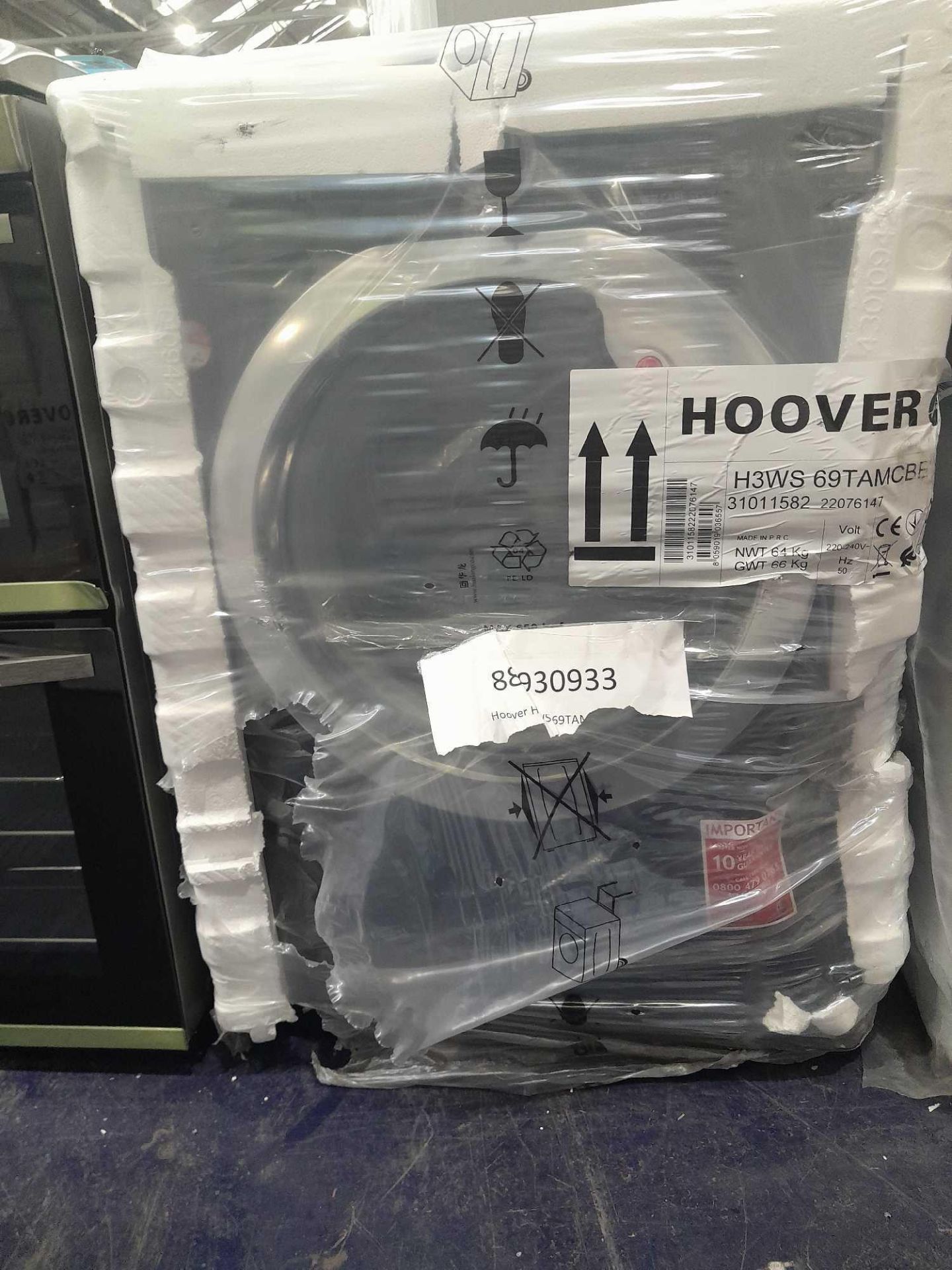 RRP £420 Packaged Hoover H3Ws69Tamcbe80 Washing Machine - Image 2 of 2