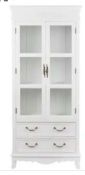 RRP £1000 Boxed Salem Display Cabinet Unit (In Need Of Attention)