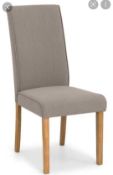 RRP £230 Boxed Seville Linen Dining Chair