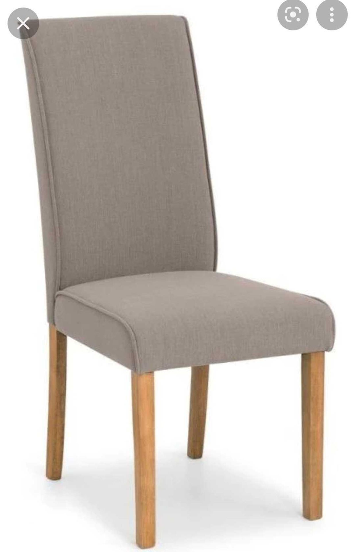 RRP £230 Boxed Seville Linen Dining Chair