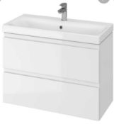 RRP £120 Boxed Imra 60Cm Single Bathroom Vanity Base