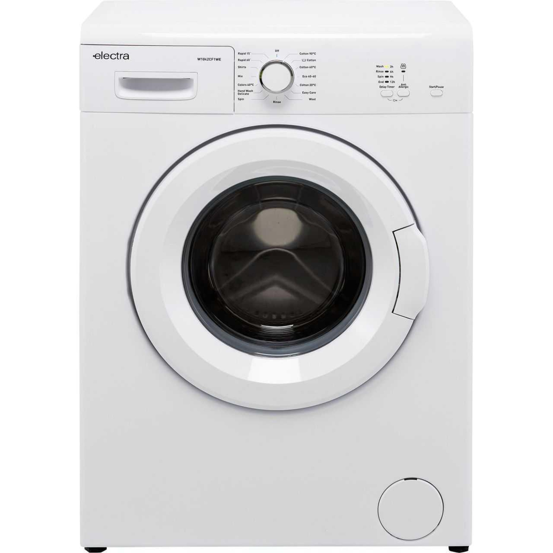 RRP £120 Electra W1042Cf1We 5Kg Washing Machine