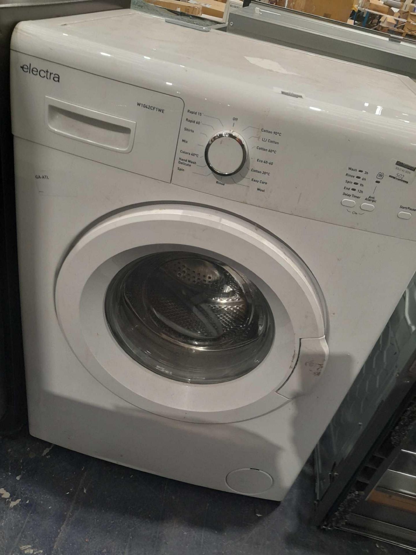 RRP £150 Electra W1042Cf1We 5Kg Washing Machine - Image 2 of 2