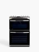 RRP £900 John Lewis Jlfsic621 Double Electric Cooker, Black