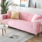 RRP £200 Lot To Contain X10 Elegant 2 Posti Couch Covers In Pink